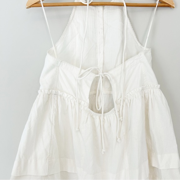 Free People Desert Days mini halter dress white NWT - Picture 15 of 16